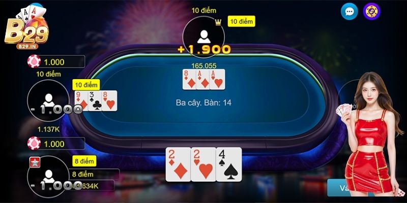 Ba Cây là game bài có lối chơi đơn giản, thưởng lớn