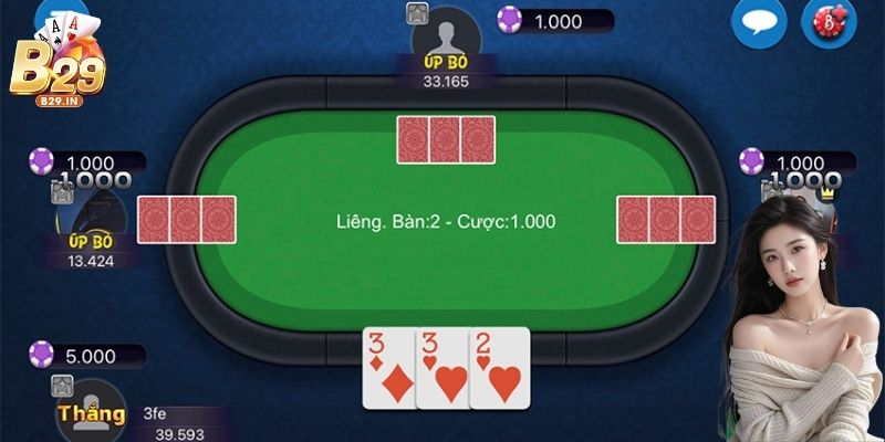 Cách tính điểm cơ bản trong bài Liêng B29