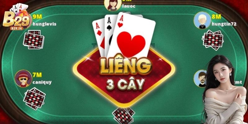 Liêng là tựa game bài thú vị mà ở đó mỗi người sẽ được chia 3 lá bất kỳ