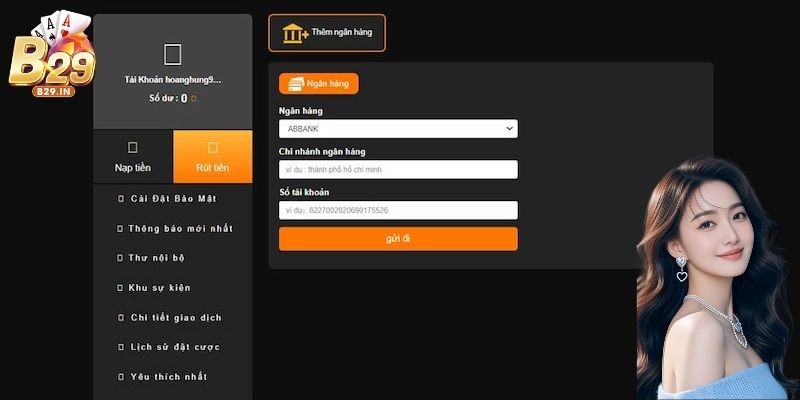 Mọi giao dịch rút thưởng từ hệ thống đều miễn phí